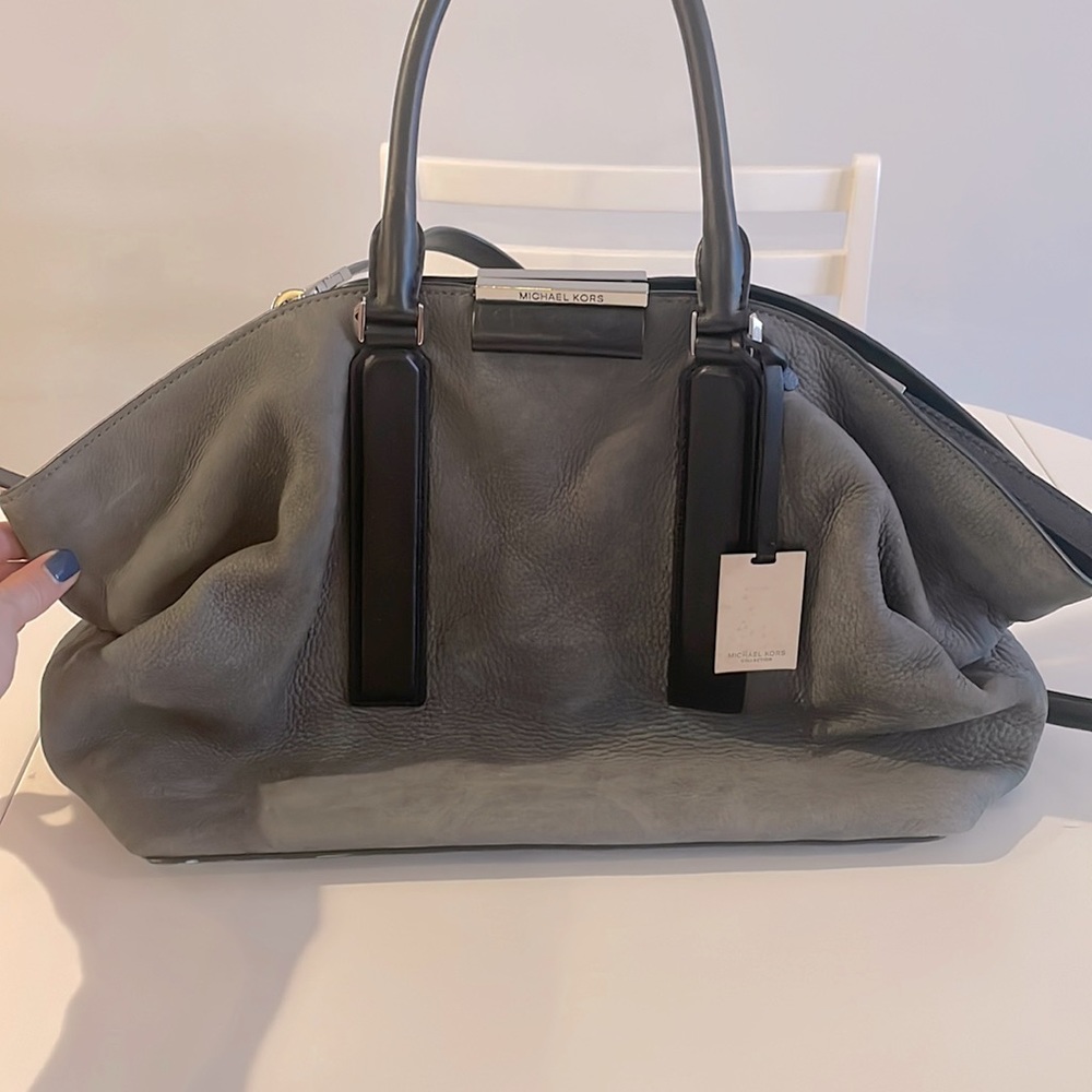 Michael Kors Collection Suede Handbag